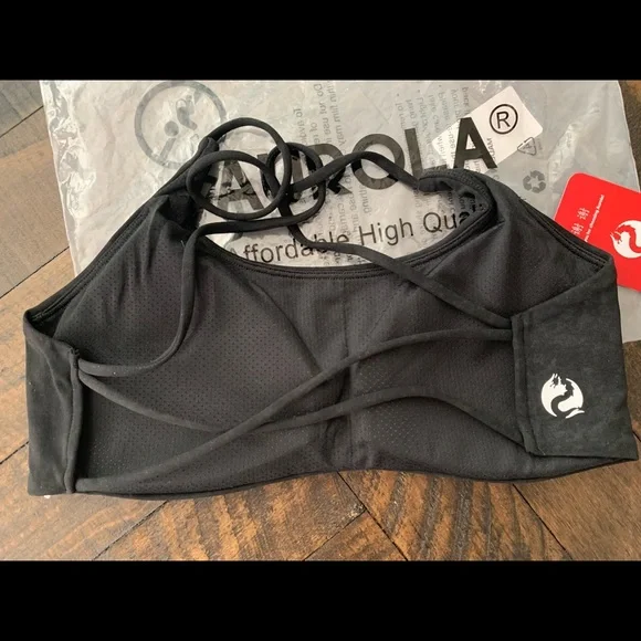 Aurora Black Sports Bra - Picture 2 of 3